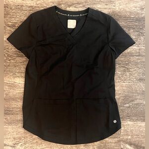 XS Black Scrub Top (Zoe Alexandra)